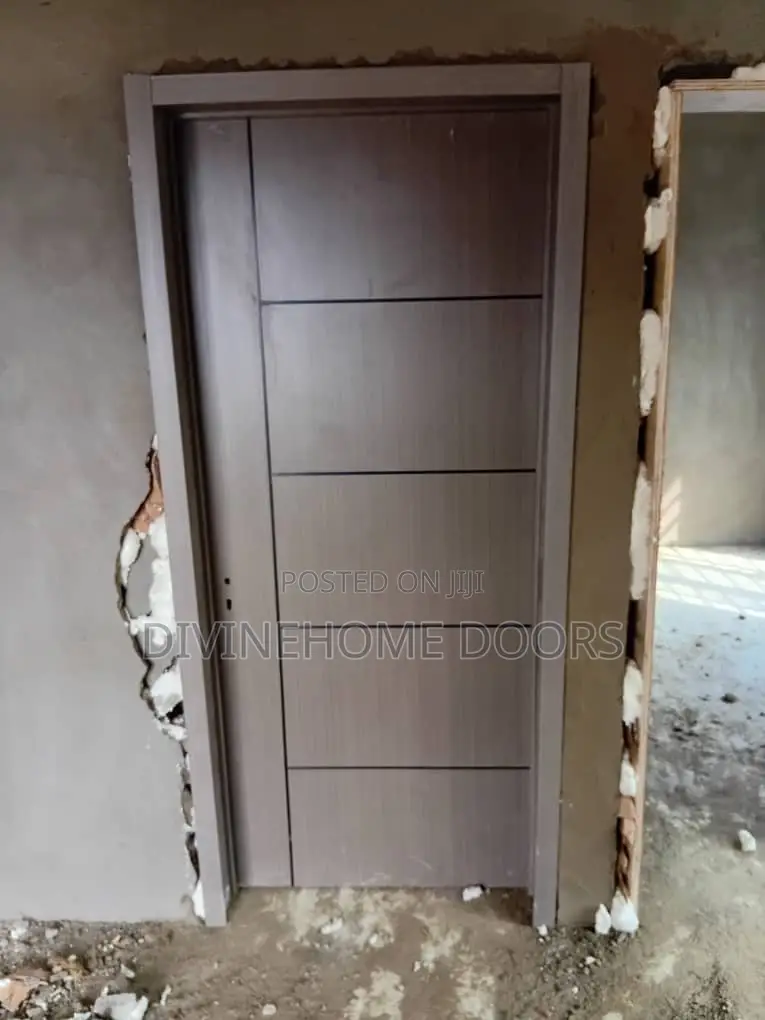 Grayscale Wooden Door