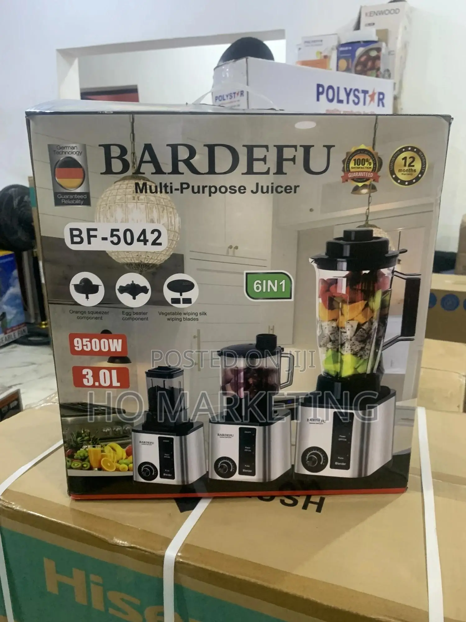 Bardefu Bf‐5042 Smooth Design – Push Buttons & Durable Body