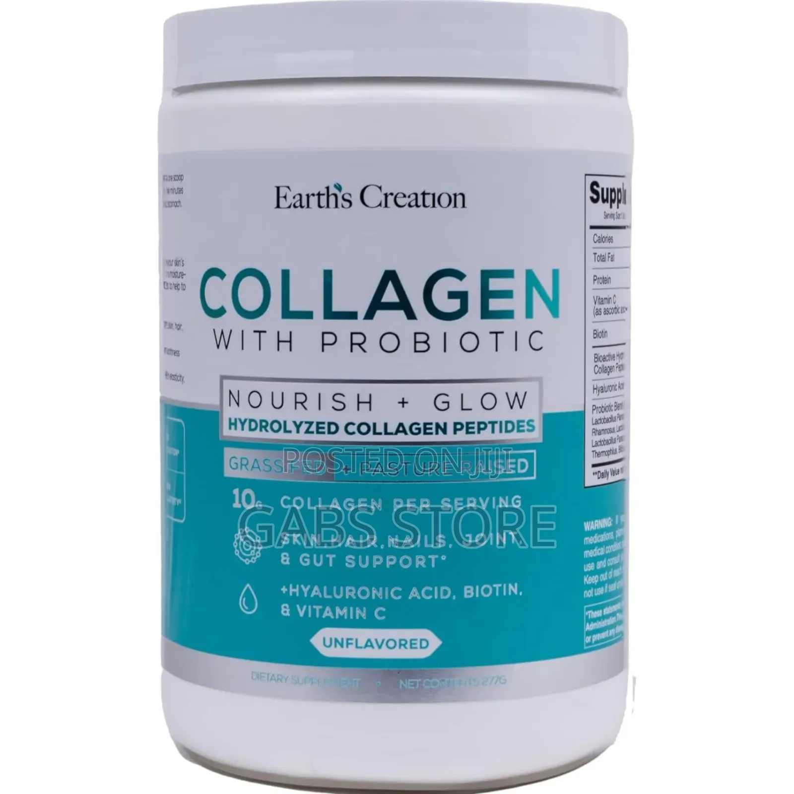 Earth's Creation Collagen With Probiotics