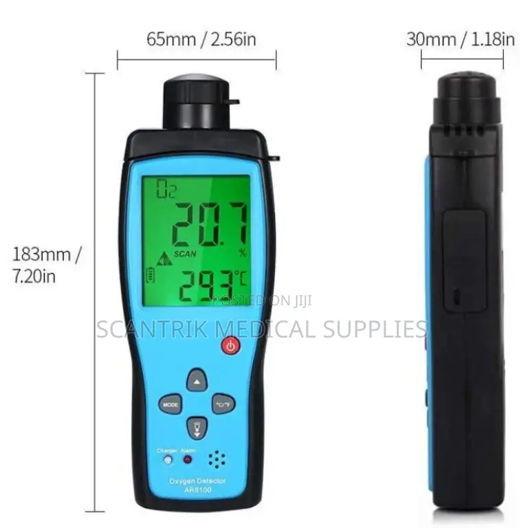 Compact Digital O2 Meter