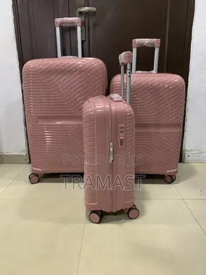 Jing Pin’S Durable Rubber 3-set Travel Luggage