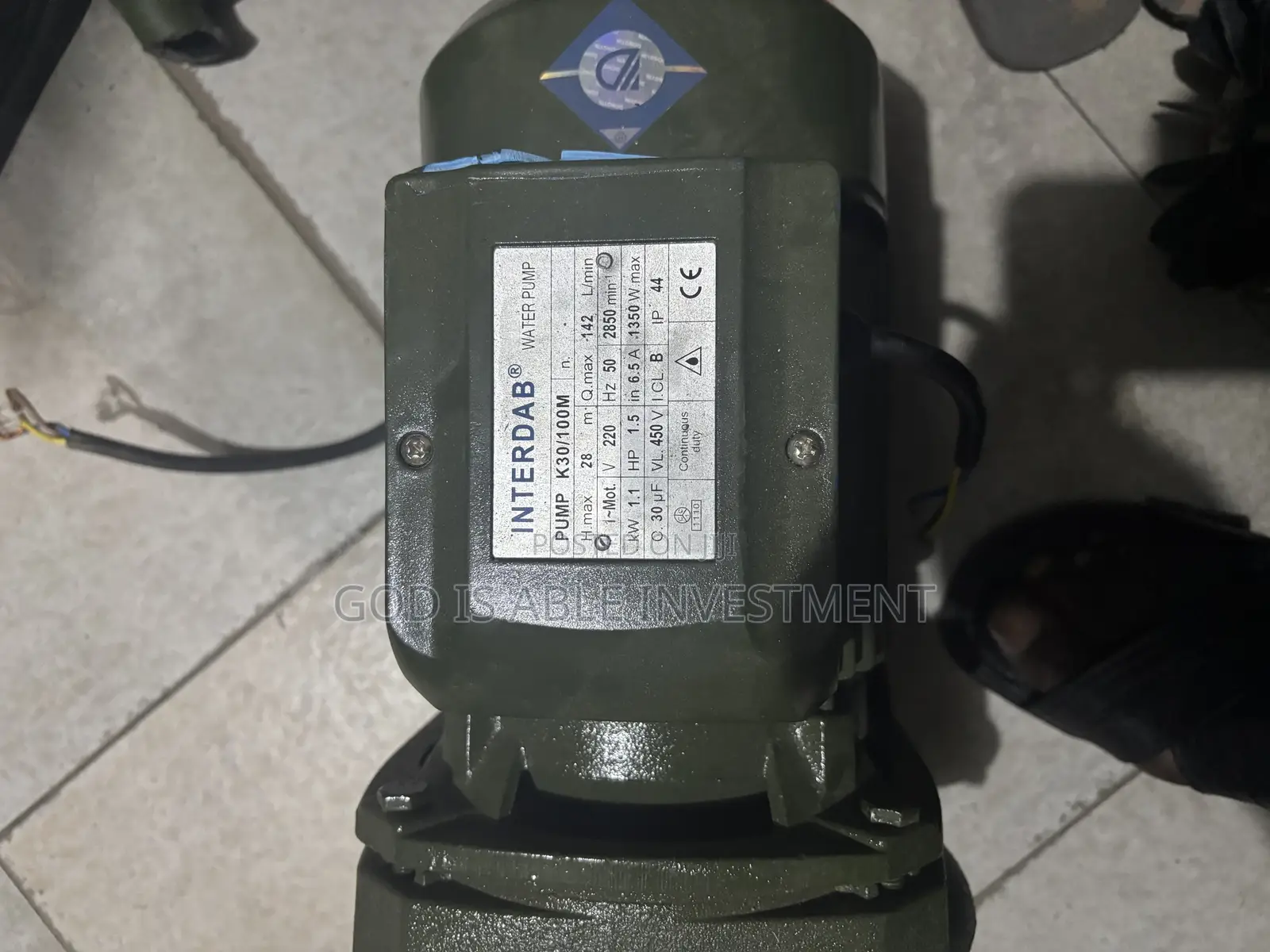 Interdab 1.5hp Surface Pump