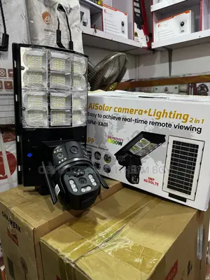 Ai Solar Camera Street Light, Solar Security Camera Street