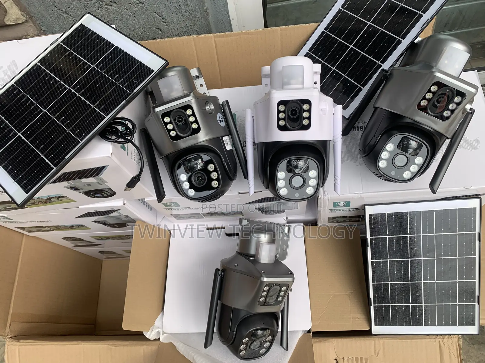 Solar Camera V380pro (Dual Lens )
