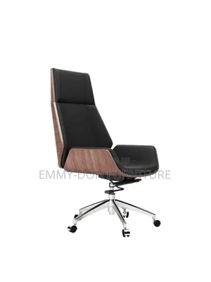 Wooden Back Executive Office Chair
