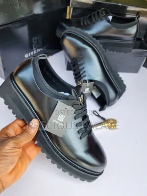 Photo - Givenchy Black Rugged Sole Sneakers