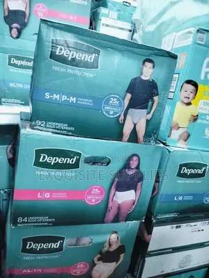 Depend Adult Diaper All Sizes