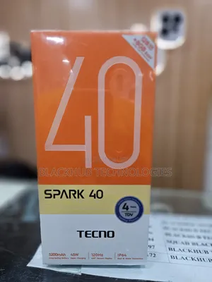 New Tecno Spark 40 128 GB Black