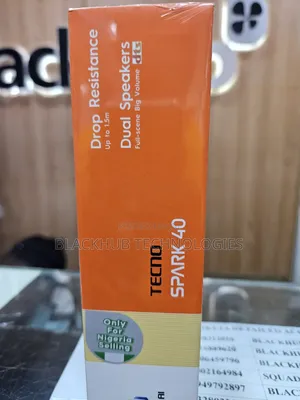 New Tecno Spark 40 128 GB Black
