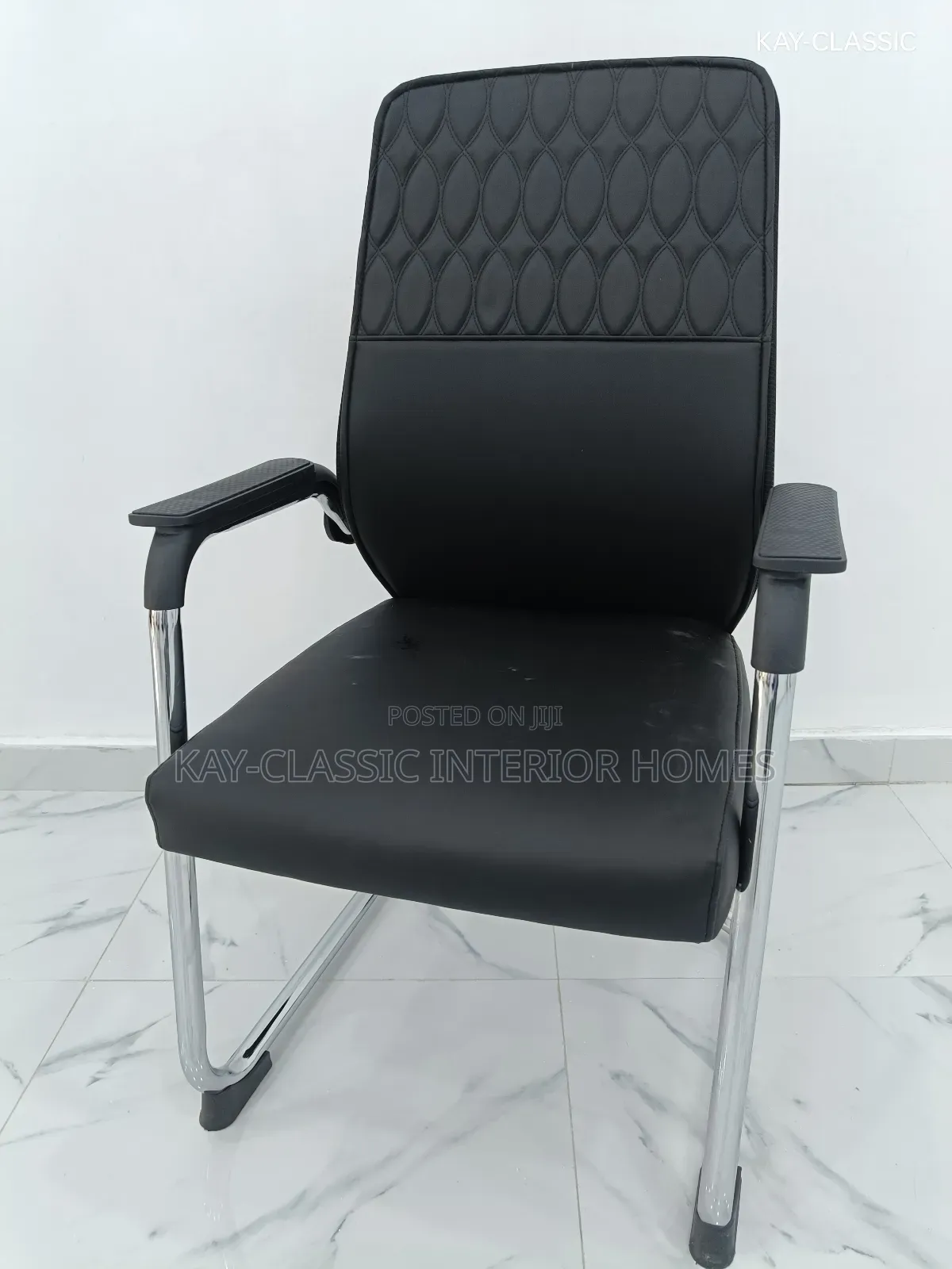 Office Leather Visitors Chairs