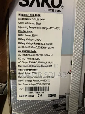 Sako 1kva Hybrid Inverter 12v