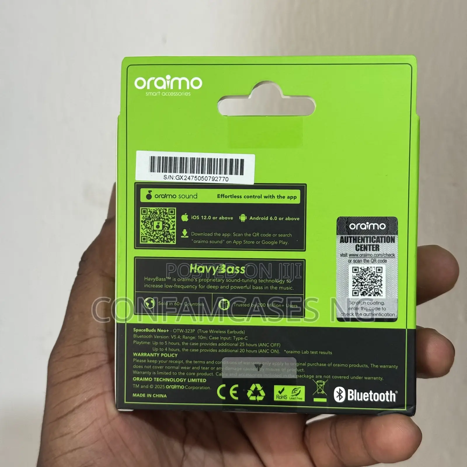 Oraimo Spacebuds Neo+ Plus Active Noise Cancellation Earbud