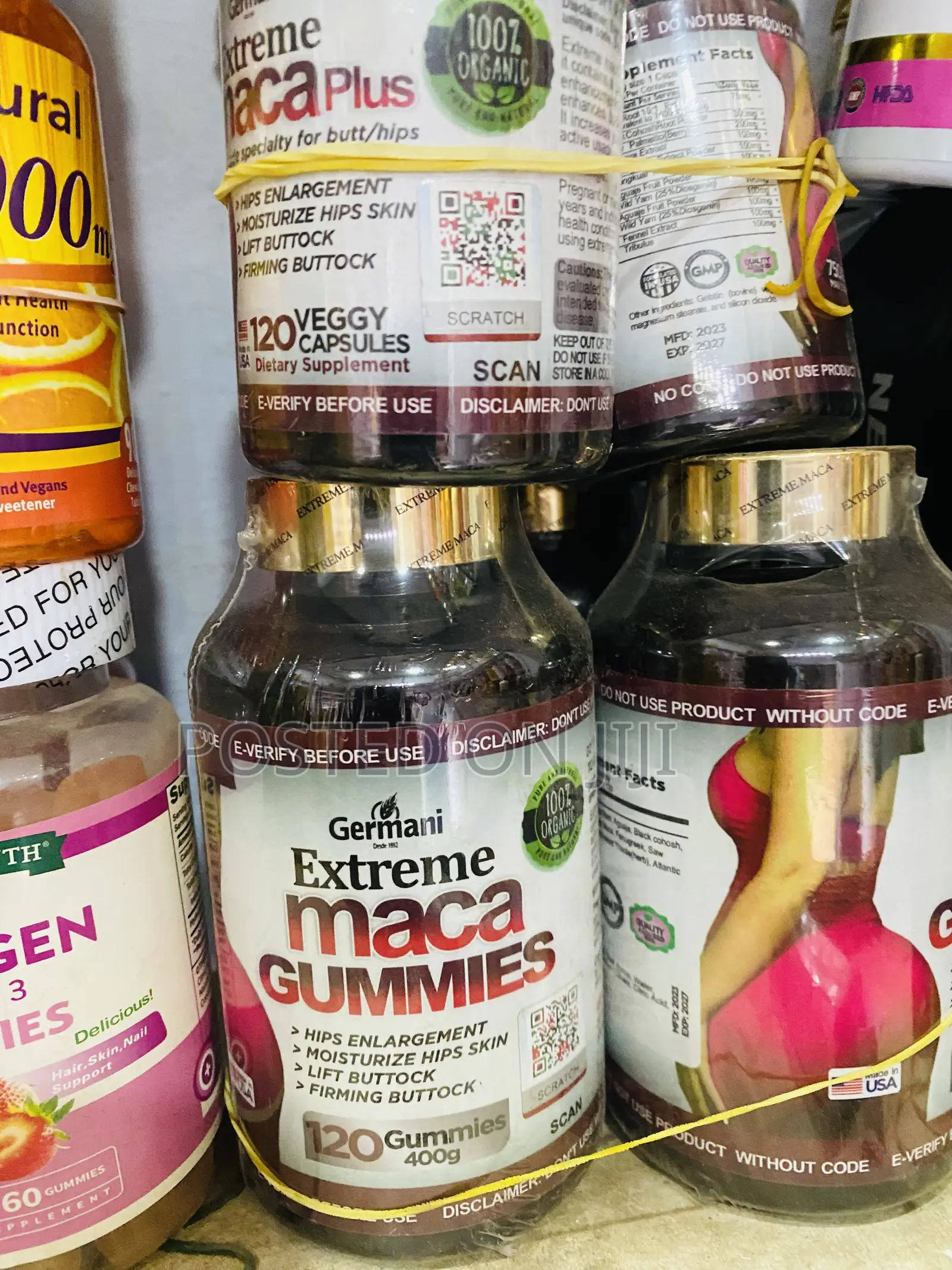 Extreme Maca Gummies for Butts and Hips