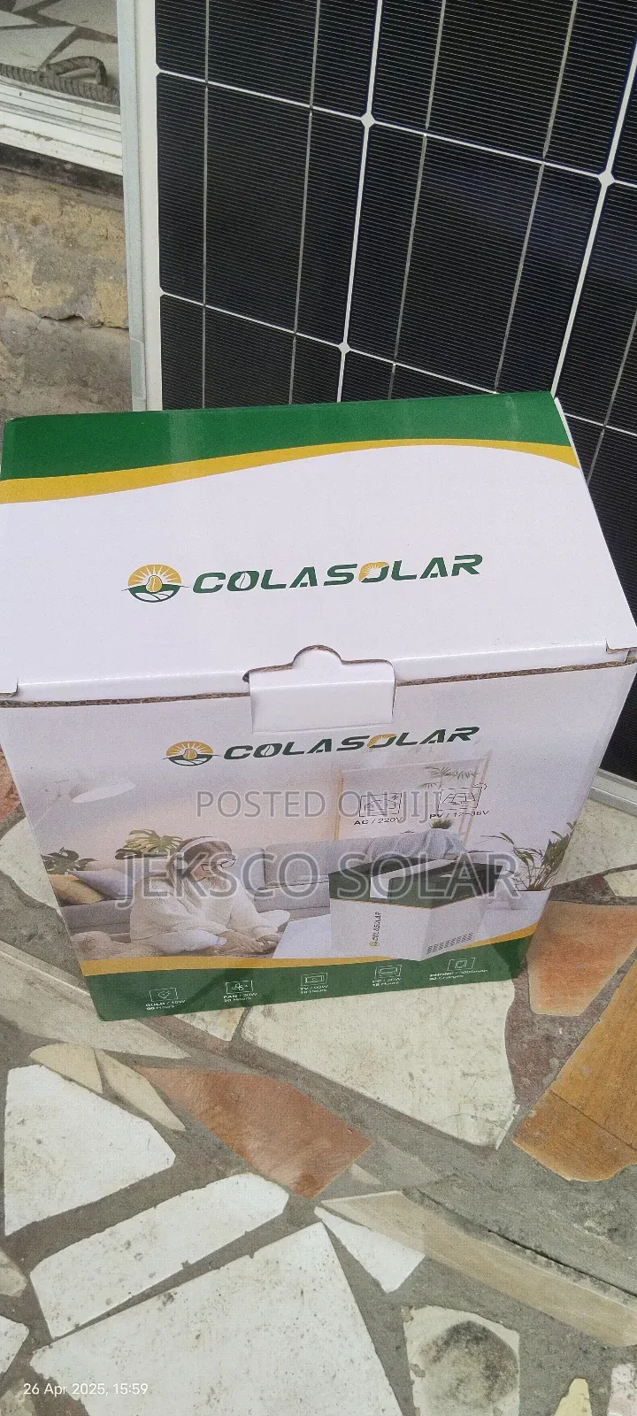 Colasolar Cola1000, 1kwh, Solar Generator With Panel