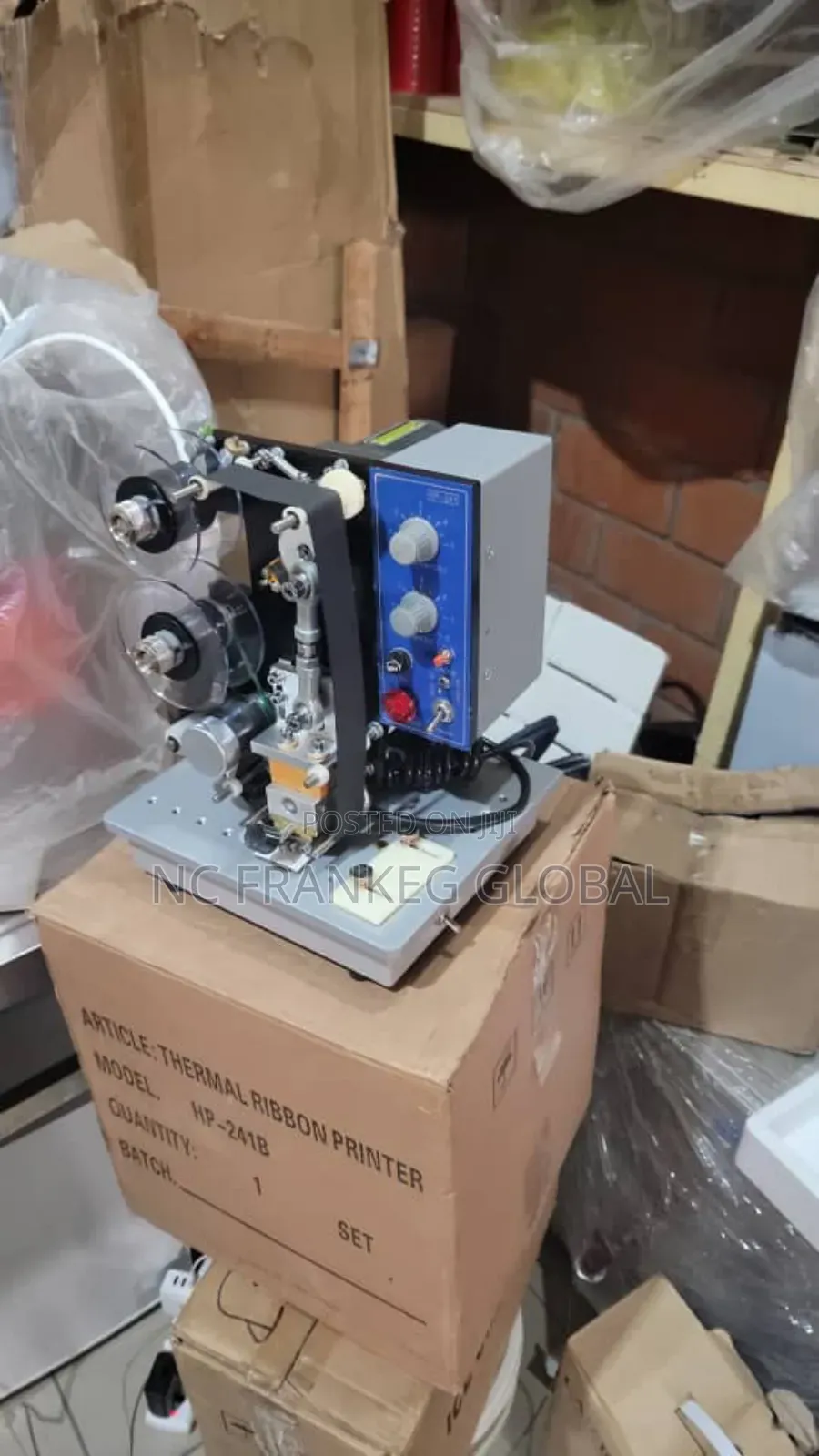Semi Authomatic Coding Machine