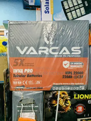 220ah Varcas Tubular Battery Available