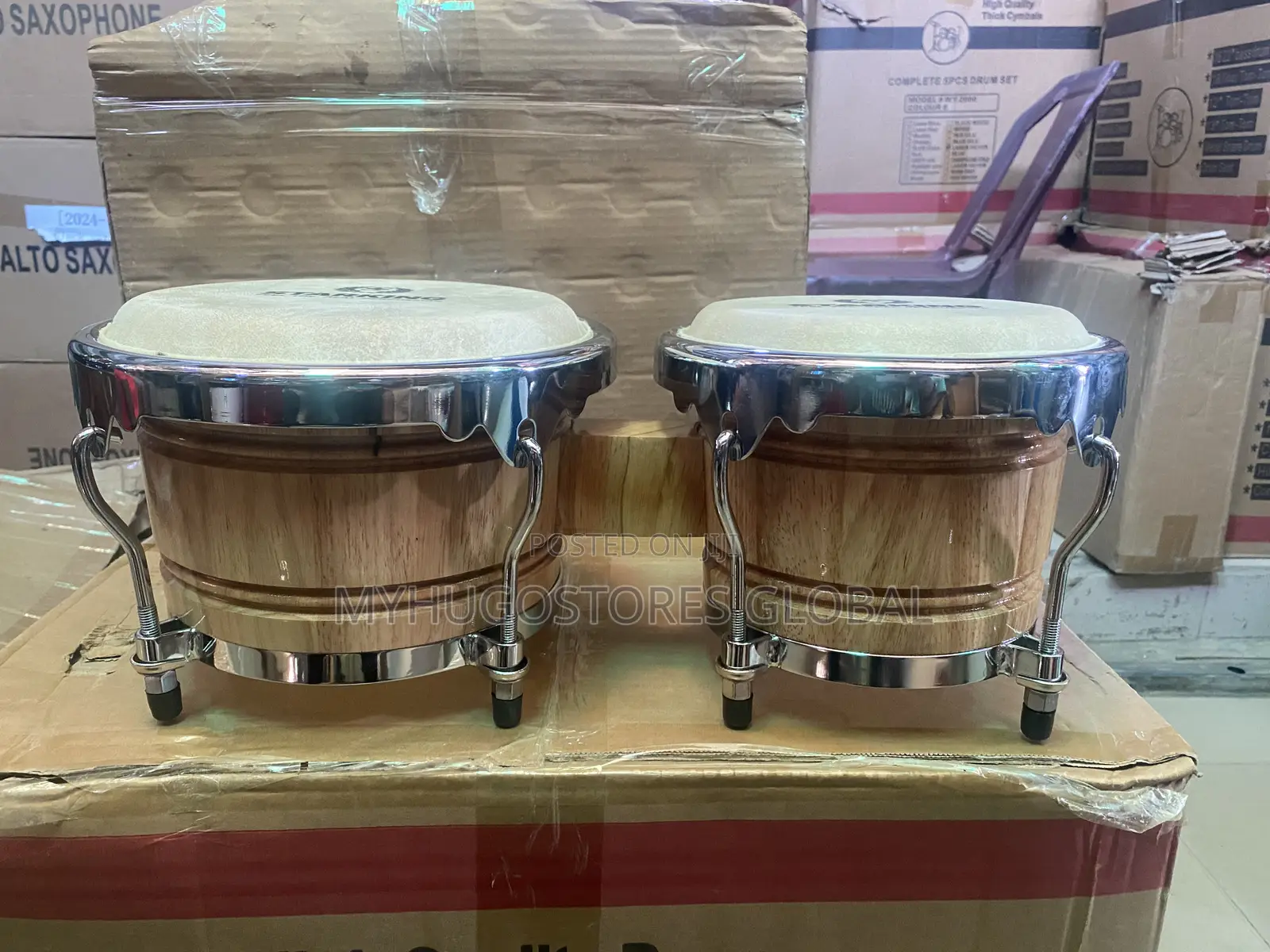 Big Bongo With Stand and Free Drum Stick