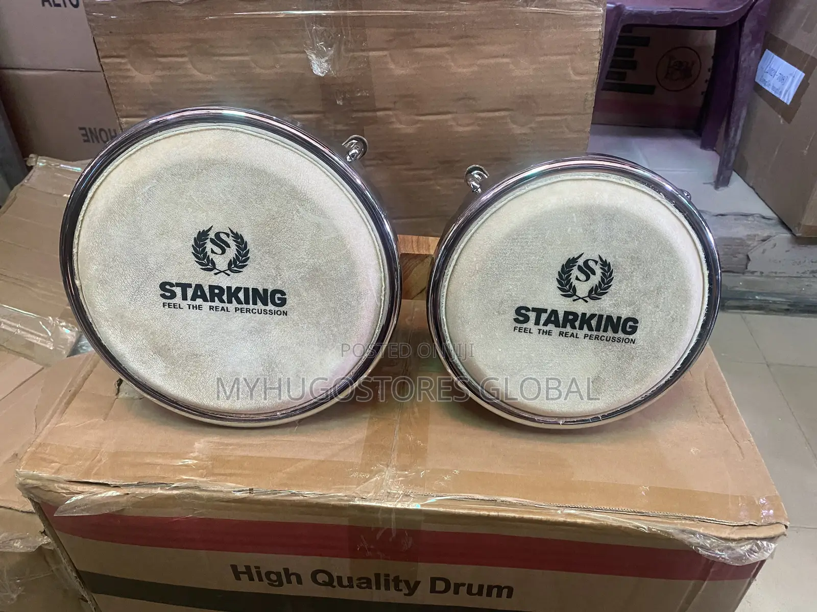 Big Bongo With Stand and Free Drum Stick
