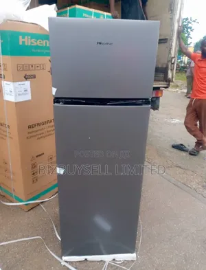 Double Doors Hisence Refrigerator.