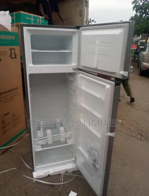 Double Doors Hisence Refrigerator.