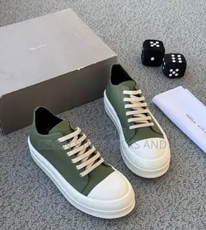 Original Quality Rick Owen Luxury Men Sneakers