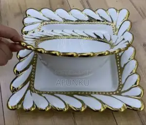 Luxury Quality Gold Dish Plate (12pcs)