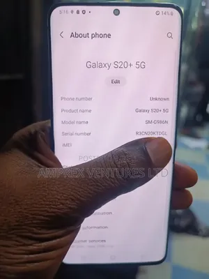 Samsung Galaxy S20+ 5G 256 GB Gray