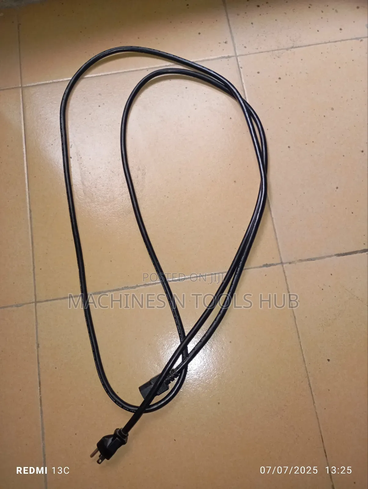 C13 Power Cable Nema 5-15p Plug (Male)