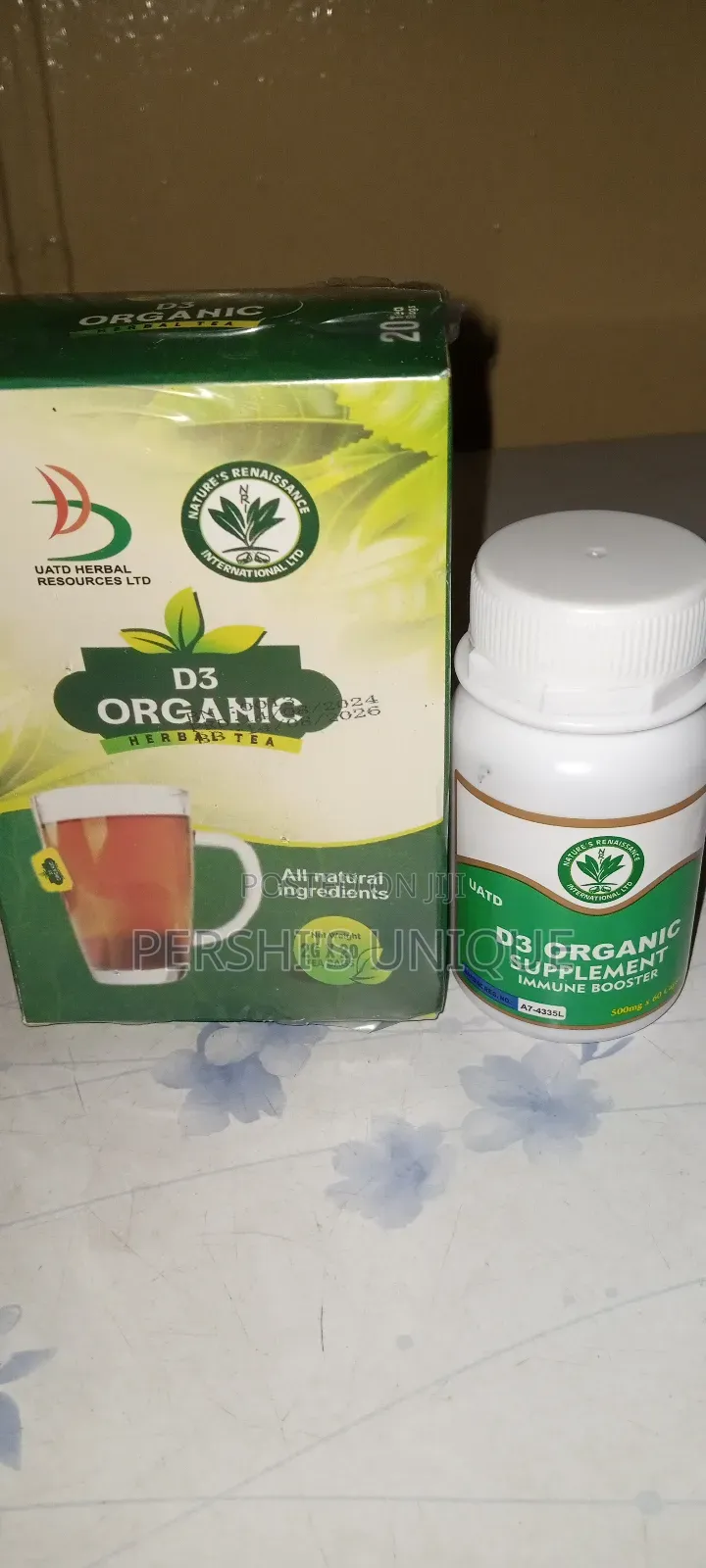 D3 Organic Capsules and Tea