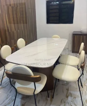 Luxury Mable Top Turkish High-Quality Dinning Set