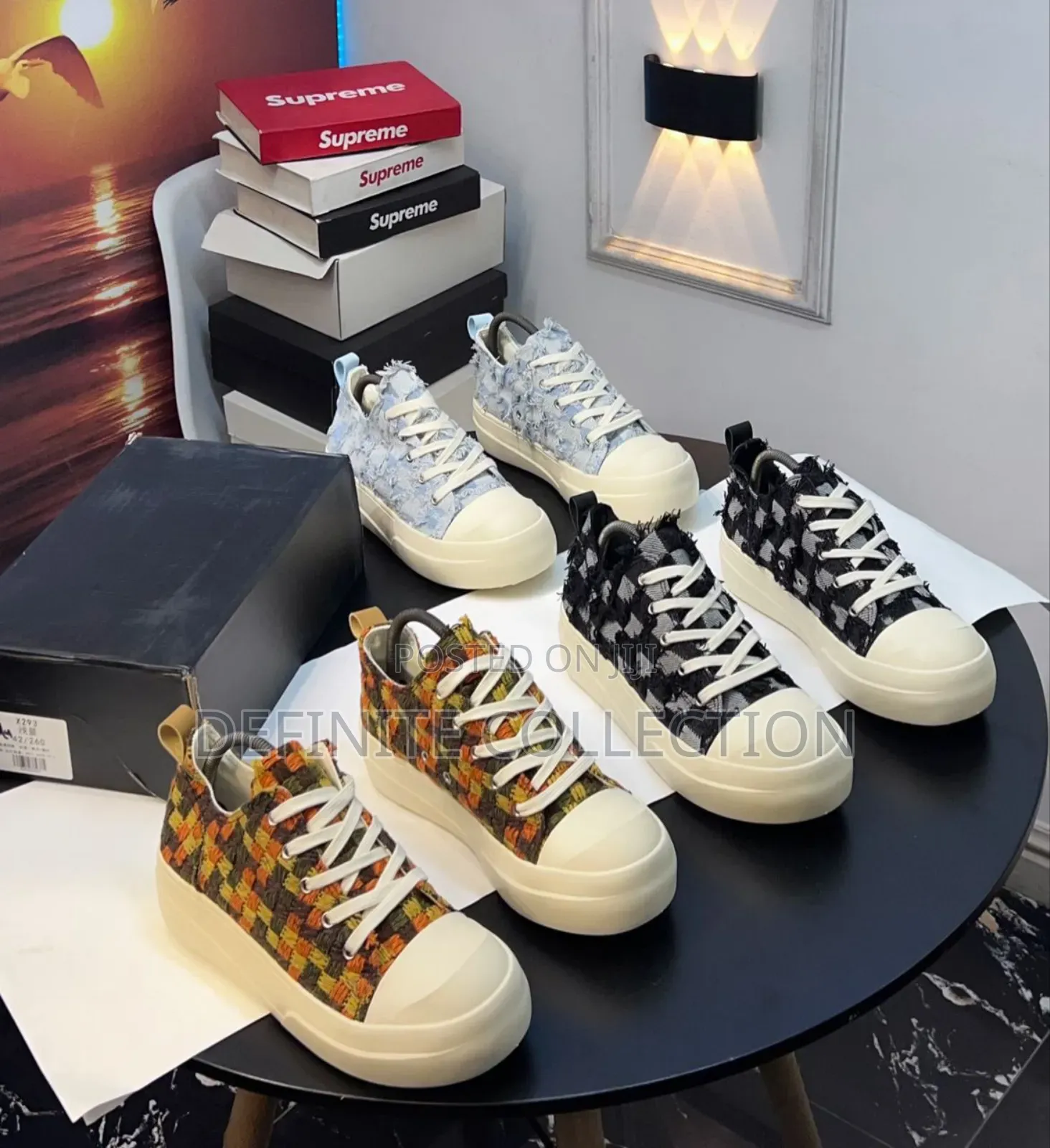 New Era Marni Denim Jeans Sneakers