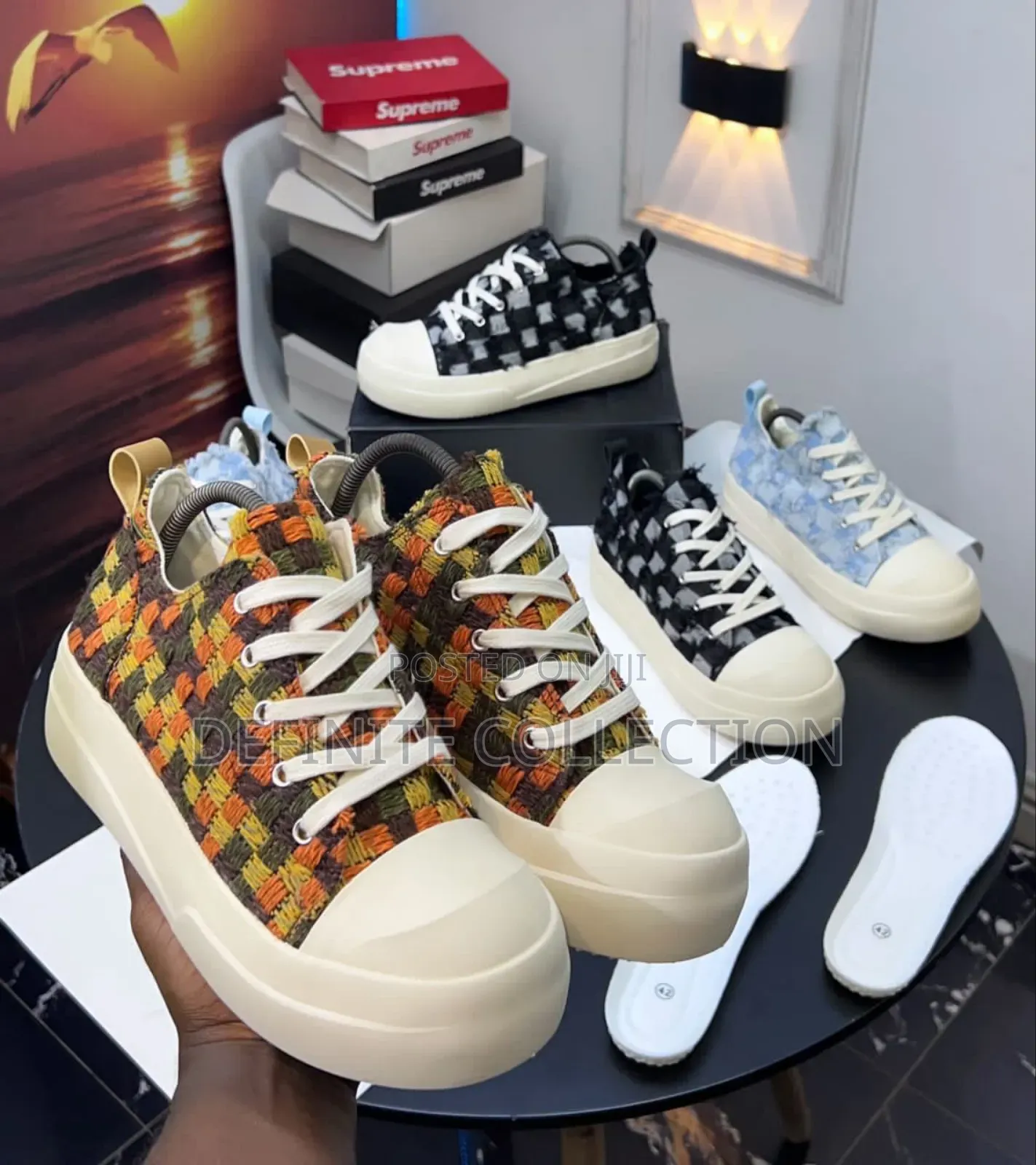 New Era Marni Denim Jeans Sneakers