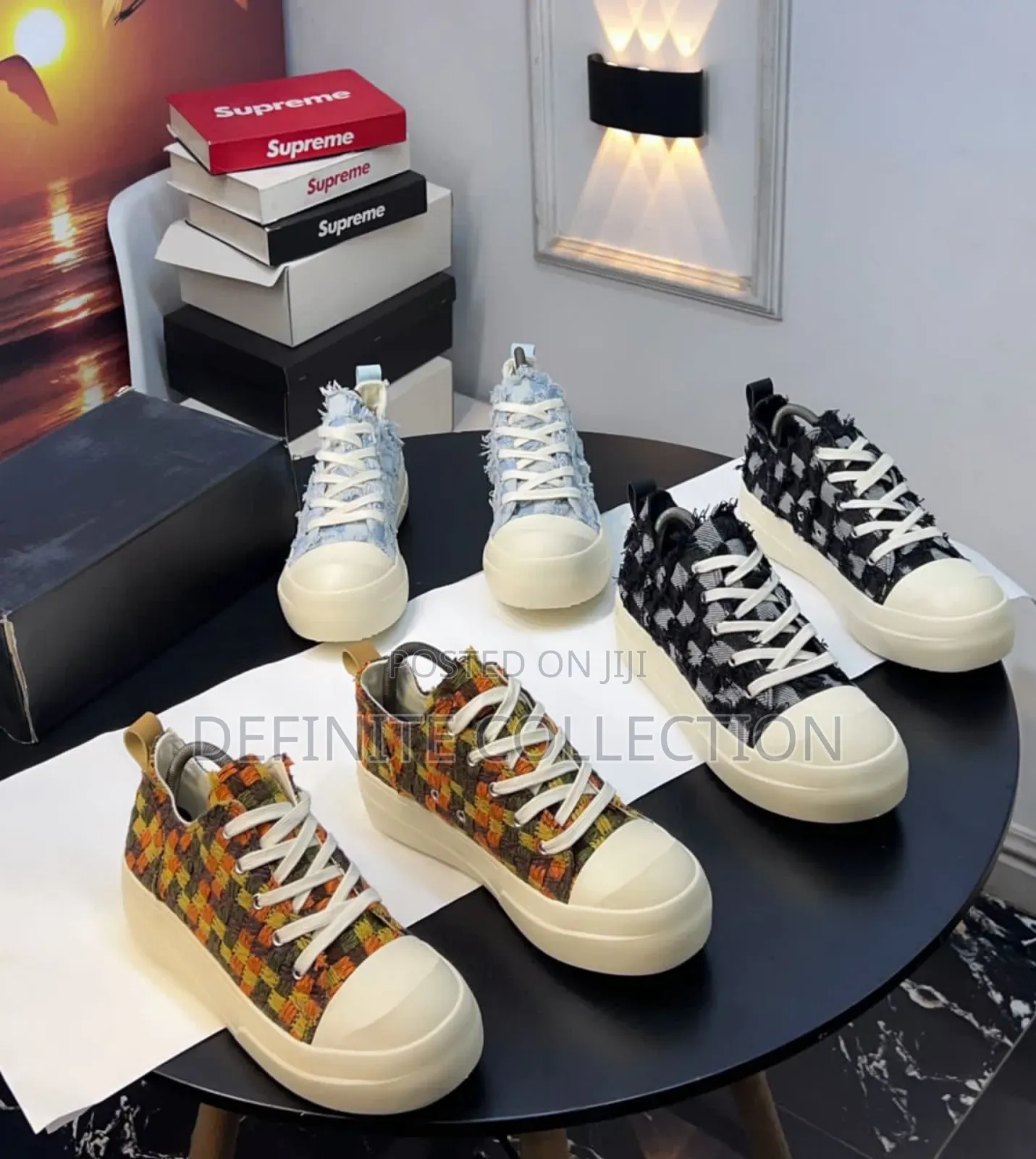 New Era Marni Denim Jeans Sneakers