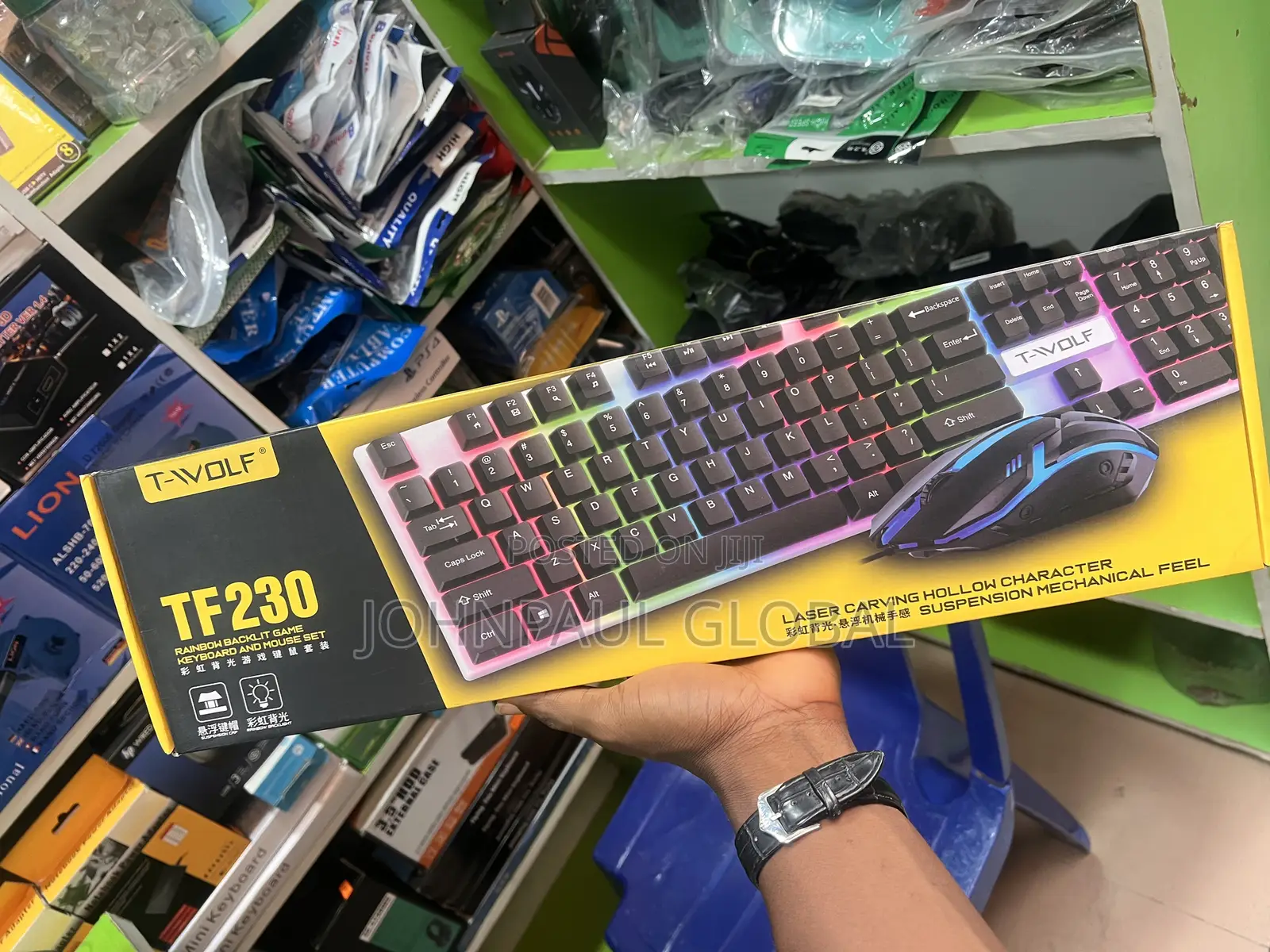 Tf230 Gaming Keyboard Light and Mouse Set