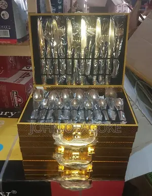 Odogwu Quality Spoon With Golden Briefcase Gold And Silver