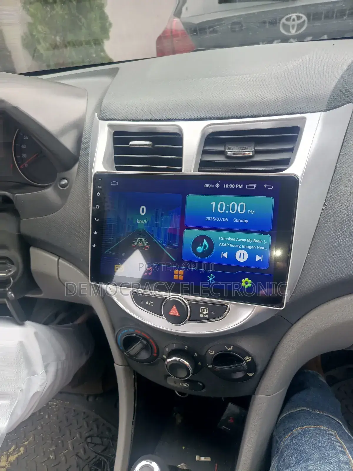 Hyundai Accent Android Screen (2011/2016) Model With GPS Map