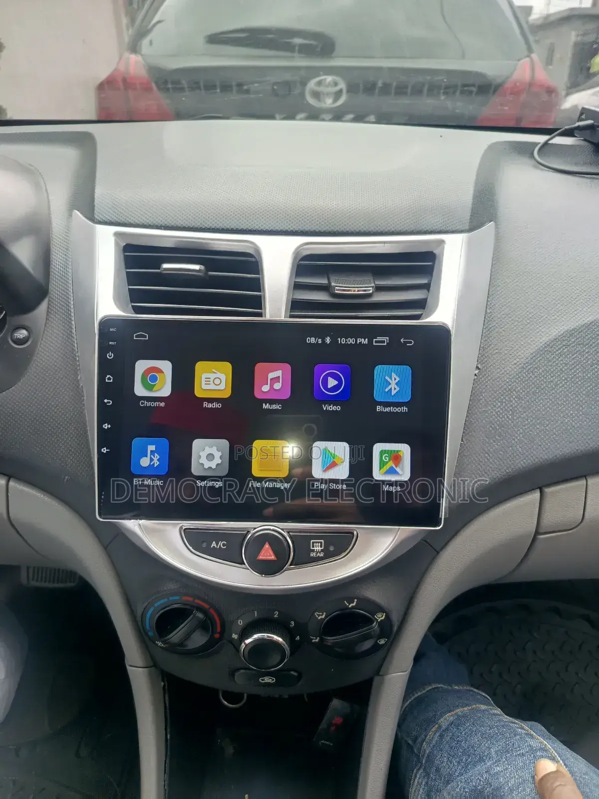 Hyundai Accent Android Screen (2011/2016) Model With GPS Map