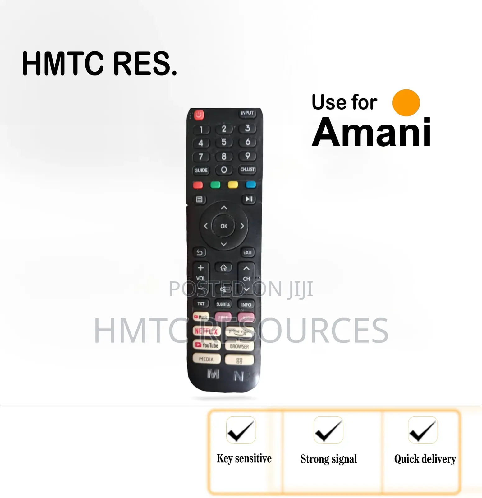 Amani(Vida) Smart Television Remote Control