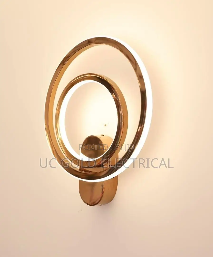 Home Interior Ring Light Fixture Bedroom Bedside Wall