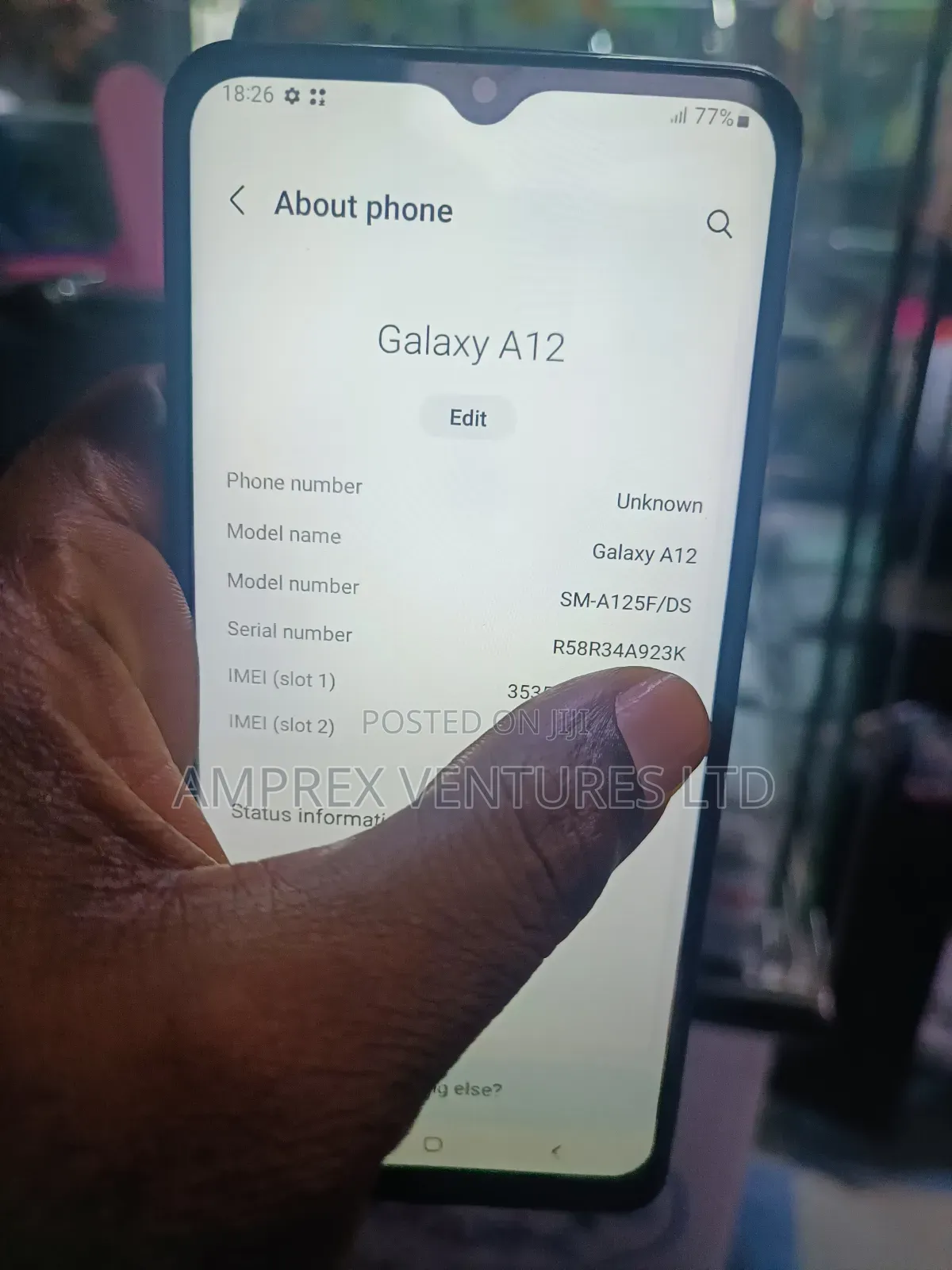 Samsung Galaxy A12 128 GB Black