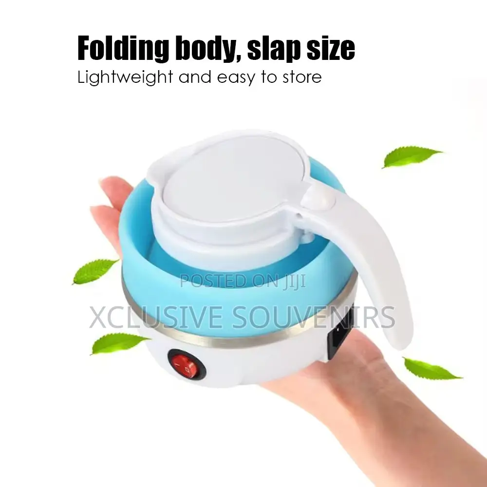 600ml Silicone Travelling Foldable Kettle Leak Proof