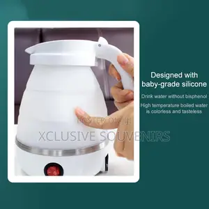 600ml Silicone Travelling Foldable Kettle Leak Proof