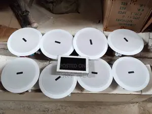 Sky-Tec 8pieces 30w Ceiling Speaker and 240w 7inch Wi-Fi,Bluetooth Amp