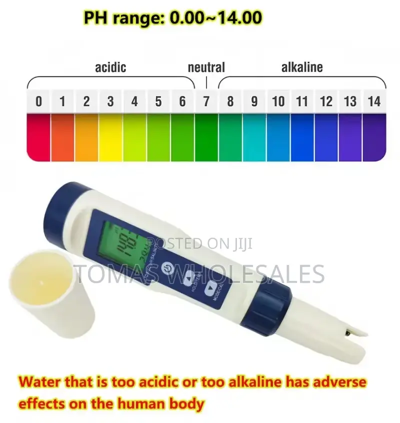 5-in-1 Digital Water Quality Tester(Ph,Temp,Tds,Ec Salinity)