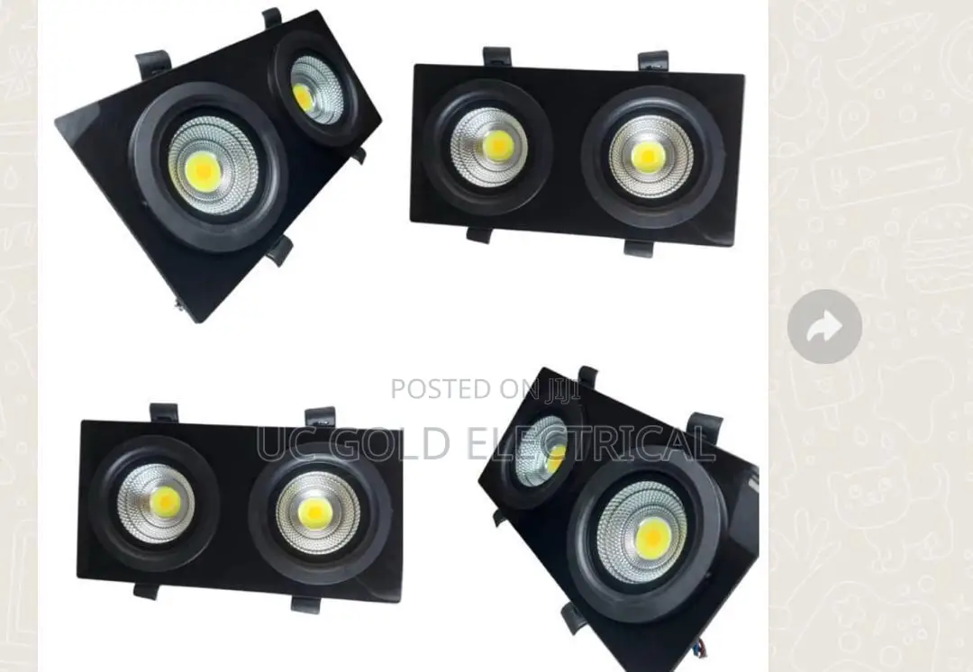 Black Led Dimmable Downlight Cob10w 15w 18w Led Spot Light