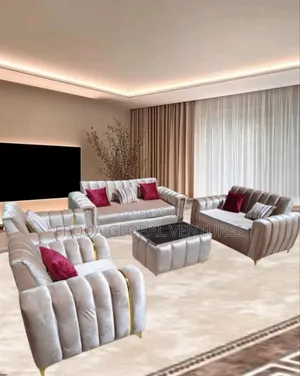 Quality Couch of 7 Seaters Sofa Chairs and Table. Sa8