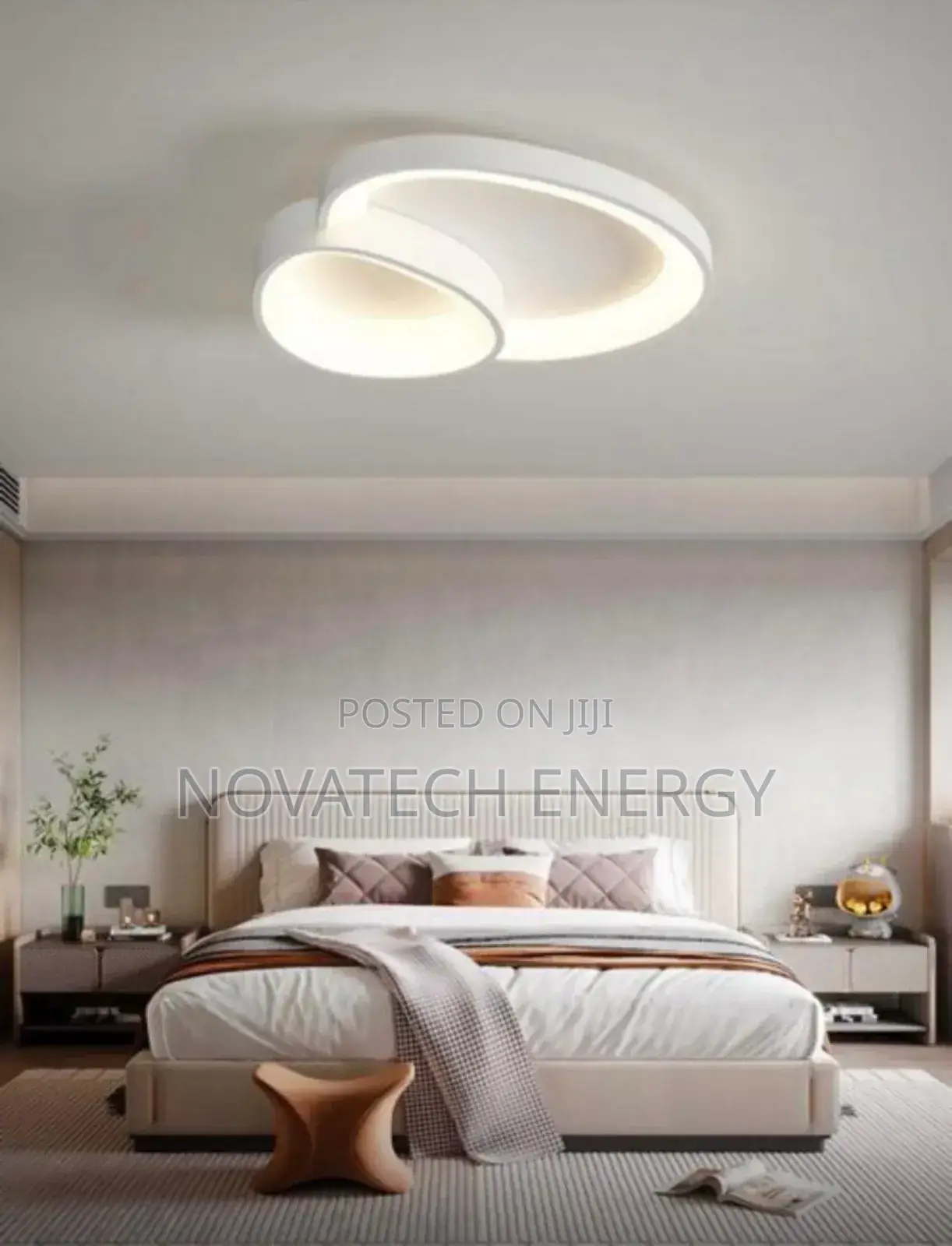 Simple Design White Ceiling Flush Light