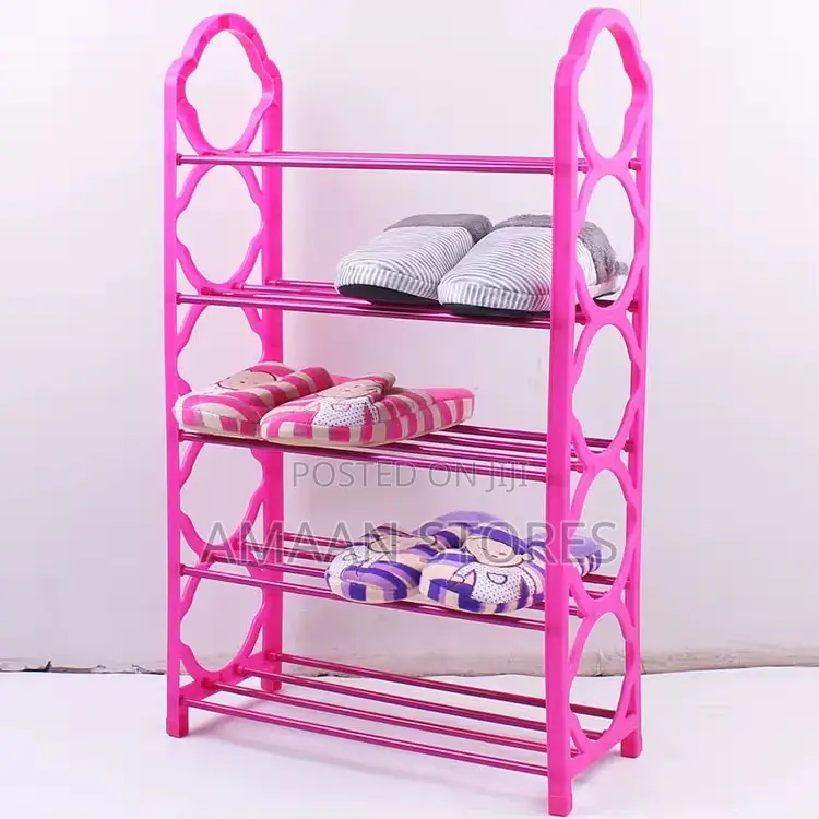 5-Layer Plastic Shoe Rack