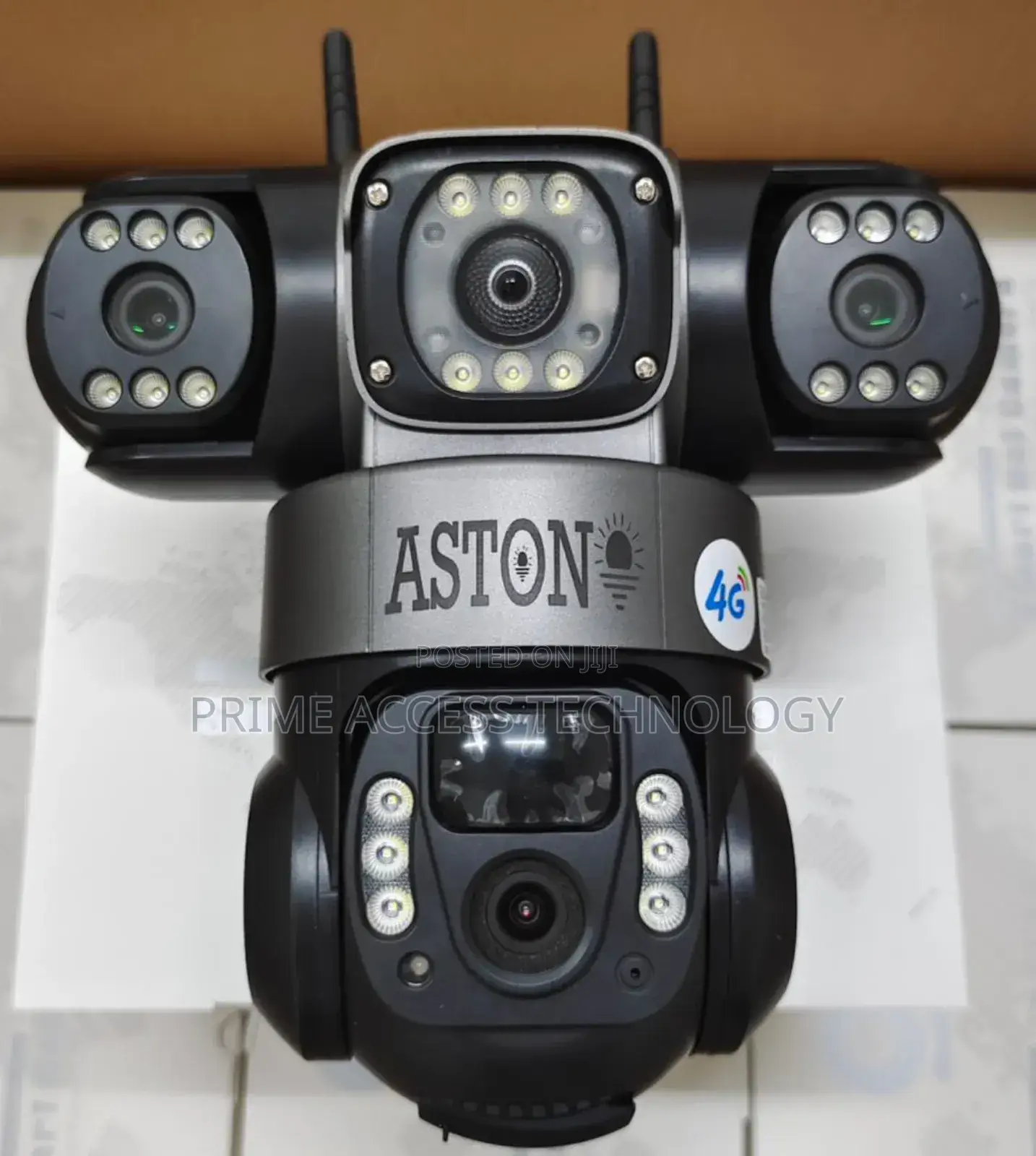 High Quality Solar CCTV Camera With 4 Eyes Lens