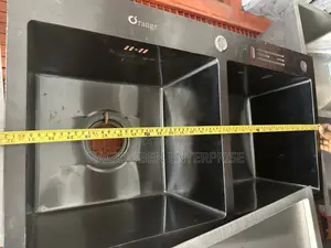 Black Double Bowl Sink